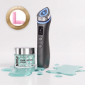 Double Jelly set: Velloura GlowBooster device with the VelvetJelly PDRN capsule cream and the free PDRN balm stick