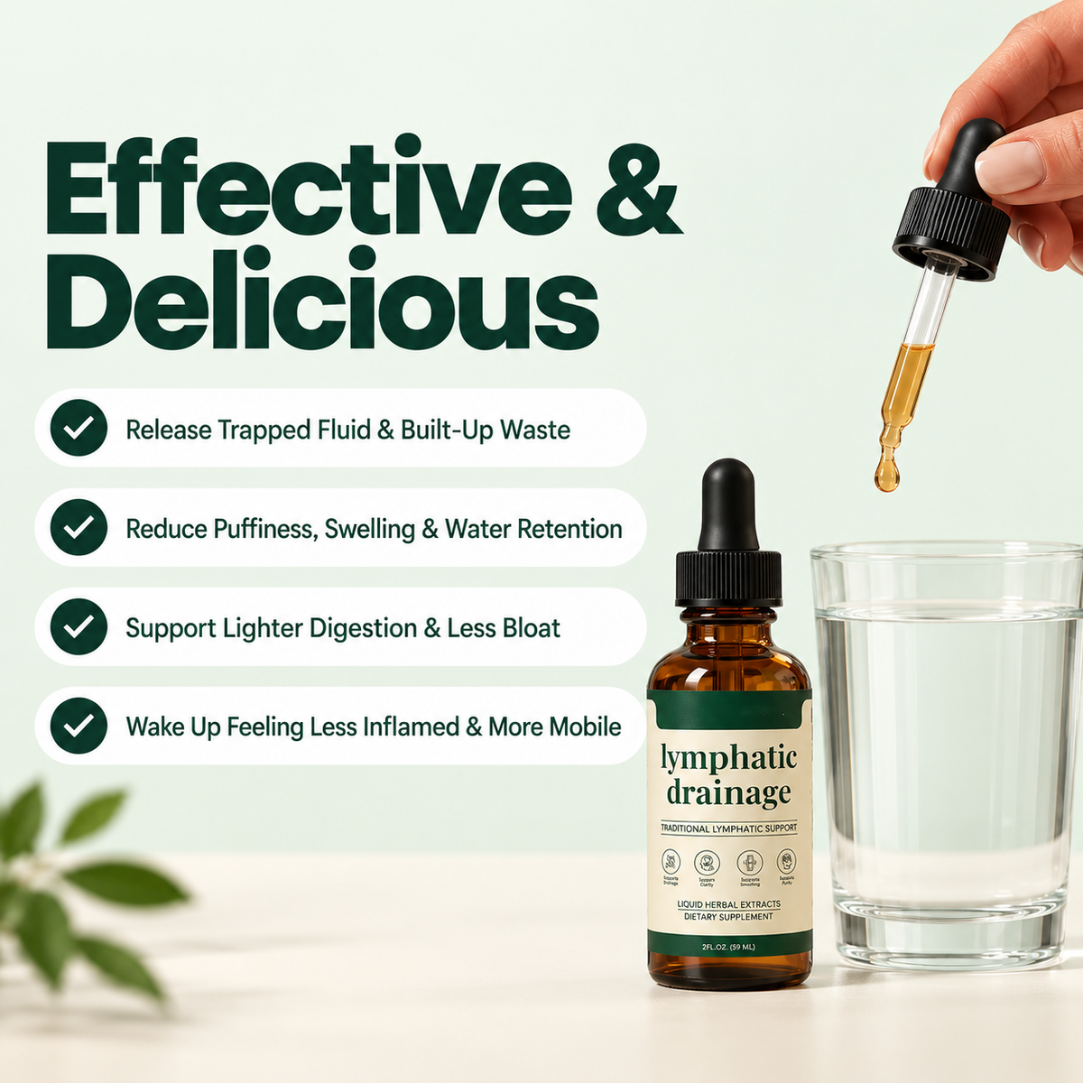 Effective and delicious, four key benefits