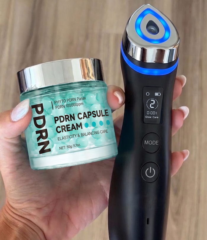 I bought this mostly because I wanted to try PDRN, and the 100,000ppm cream definitely got my attention. The texture is beautiful and my skin feels incredibly soft after.